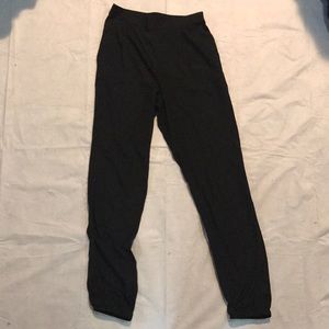 Black jogger style dress pant